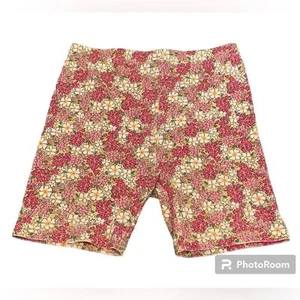 Pantalones Cortos Vintage Gymboree Rosa Floral Tejido-Niña Talla 6 Años Margaritas Algodón - Imagen 1 de 5