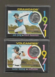 2020 TOPPS HERITAGE MINORS 1971 Mint Coin Relic U.S. Quarter #d /50 - PICK ANY - Picture 1 of 2