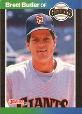 1989 Donruss # 217 Brett Butler San Francisco Giants