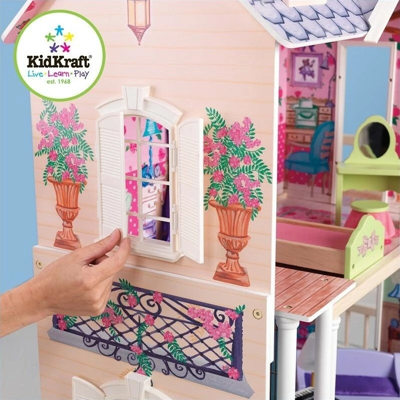 Kidkraft 65823 My Dreamy Dollhouse With Furniture - Image 1 of 1