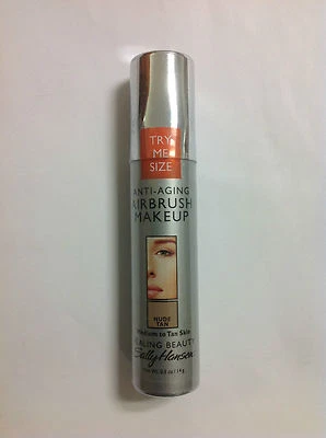 Base de maquillaje con aerógrafo Sally Hansen tamaño de prueba BRONCEADO DESNUDO NUEVA. Foto 1 de 2