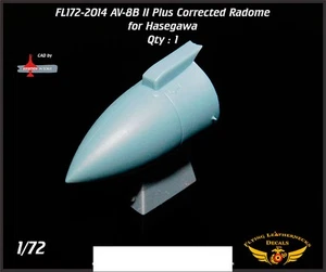 Flying Leathernecks 1/72 AV-8B II Plus Corrected Radome for Hasegawa kits - Picture 1 of 1