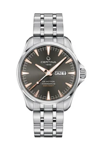 Certina DS Action Day Date Powermatic 80 Gray Dial C032.430.11.081.01 Swiss Made - Picture 1 of 4