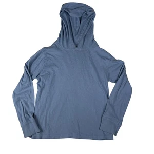 Crewcuts Hoodie Shirt Youth Large 10-11 Blue Long Sleeve Pullover J Crew Cotton - Picture 1 of 7