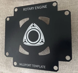 mazda rotary engine mildport porting template 12a 13b rx2 rx3 rx4 rx7. - Picture 1 of 2
