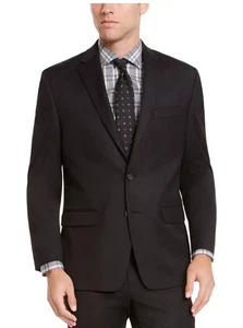 Izod Men Classic-Fit Suit Jacket Black Size 41L - Picture 1 of 4