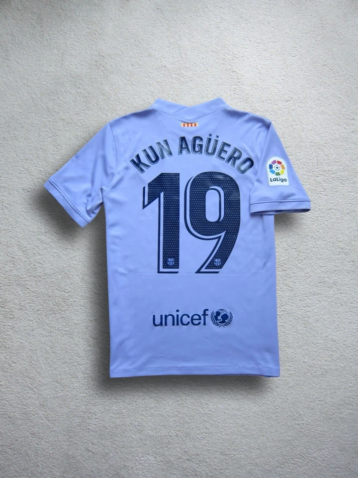 21/22 Barcelona AGUERO Soccer Jersey Football Shirt Argentina [M] **AUTHENTIC** - image 1 of 4