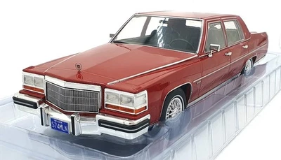 Model Car Group 1/18 Scale MCG18251 - Cadillac Fleetwood Brougham Met. Dark Red - Image 1 of 4