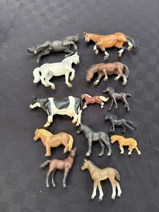 Schleich Pferde & 1 Kuh 13 Stück - Bild 1 von 7