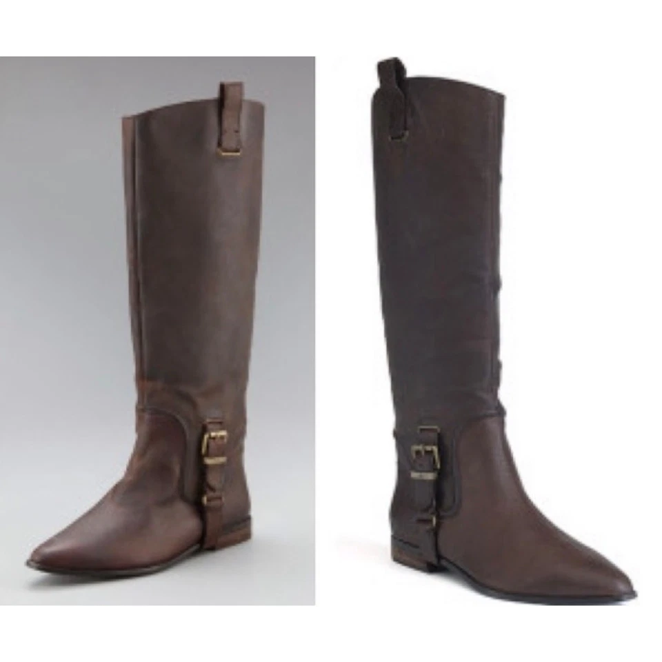 Botas de montar 7 For All Mankind Edge para mujer marrón talla 10 Foto 1 de 4