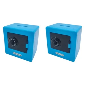 2X Geldautomat, Drehbar, Passwort, Bank, Spardose, Bargeld, MüNzen, Sparbox1098 - Bild 1 von 5