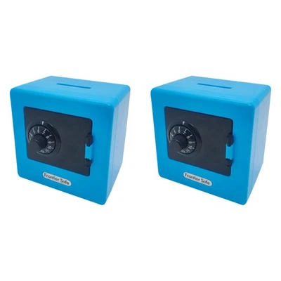 2X Geldautomat, Drehbar, Passwort, Bank, Spardose, Bargeld, MüNzen, Sparbox1098 - Bild 1 von 4