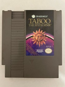 Taboo: The Sixth Sense Nintendo NES Tested Pins Cleaned Authentic