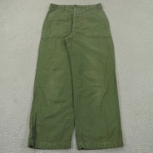 Vintage Military Pant *Fit 32x29* OG 107 Sateen Type 1 Trouser Vietnam Baker 60s - Picture 1 of 19