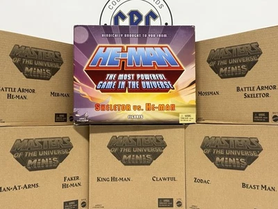 Lote de figuras Mattel MOTU Masters of the Universe Minis - ¡He-Man! Skeletor! Foto 1 de 4