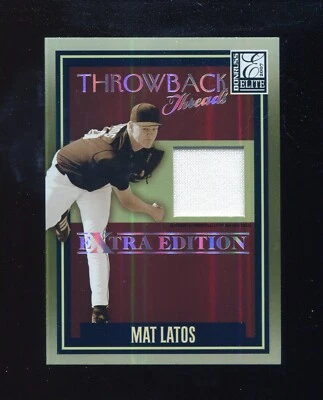 Donruss Elite Throwback Threads 2007 tapete latos edición extra #TT-ML #D 324/500 Foto 1 de 2