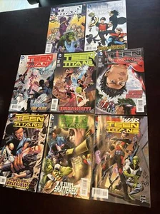 DC Comics Teen Titans Lot Of 9 No’s. 2,9,10,11,12,13,14,and 15 2014-2016 - Picture 1 of 4