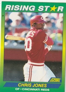 FREE SHIPPING-MINT-1992 Score 100 Rising Stars #69 Chris Jones REDS - Picture 1 of 1