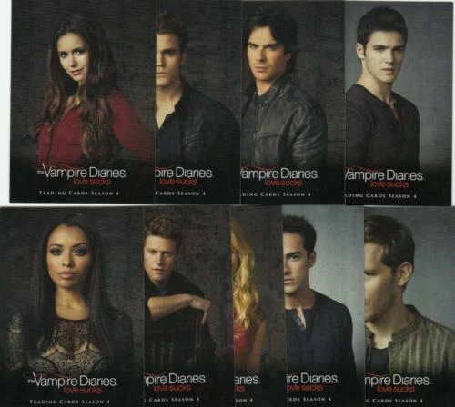 VAMPIRE DIARIES SEASON 4 CRYPTOZOIC STUDIO SET (9) - Image 1 of 1