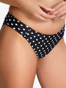 Panache Anya Spot costume da bagno classico bikini fondo da nuoto NERO SW1019 - Foto 1 di 3