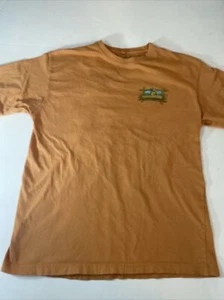 T-shirt uomo Newport blu taglia grande uccellini di piuma arancione - Foto 1 di 4
