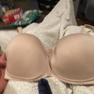 Amoena Bra 40DD FLara SB Mastectomy Padded Wirefree Breast Pocket 0674 Nude - Picture 1 of 5