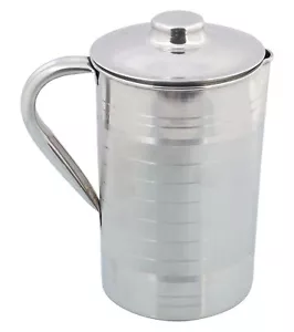 Stainless Steel Pitcher Water Jug with Lid -2Ltr free shipping - Picture 1 of 4