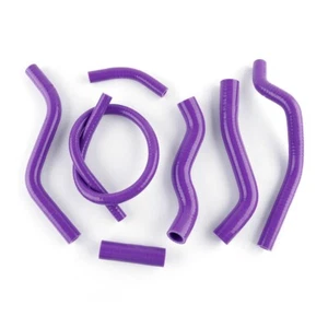 MANGUERA REFRIGERANTE RADIADOR SILICONA PARA HONDA CR125R 1990-1997 CR 125 púrpura 3 capas - Imagen 1 de 19