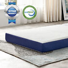 3” Tri Fold Sleep Floor Mat Single Bed Memory Foam Topper Camping Guest Mattress