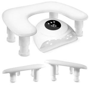 U Shape Arm Rest Nail Hand Pillow Detachable for Personal Salons Nails Tech UK - Picture 1 of 6