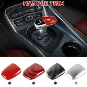 Car Gear Shift Knob Cover Sticker Cover Head Trim for Dodge Charger 2015-2019 - Picture 1 of 7