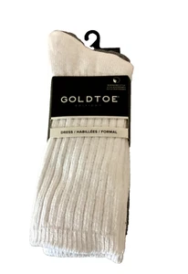 Gold Toe Edition Comfort Top Perfect Fit Dress Crew Sock 3 Pack SZ 6-12.5 - Picture 1 of 6