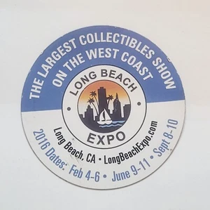 Imán de refrigerador Long Beach Expo 2016 Collectibles Show envío gratuito - Imagen 1 de 3