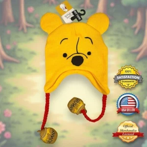 OFICIAL Disney Winnie The Pooh Hunny Pot Borla Gorro Sombrero ADULTO Invierno Chullo - Imagen 1 de 20