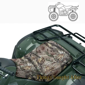 CAMO ATV SEAT COVER for ALL TERRAIN VEHICLE 4 Wheeler Quad Gear Four 3 Polyester - Bild 1 von 2