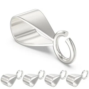 5 Stück 925 Sterling Silber Schiebe-Anhängerverschluss für Halskette,Kotkiddy - Bild 1 von 2