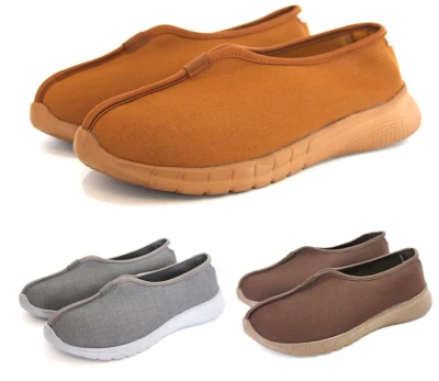 Unisex Shaolin Monk Buddhist Kung fu Shoes Martial arts Tai chi Wushu Sneakers - Image 1 of 4