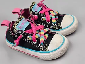 Converse All-Star CT Kriss K Slip Toddler Kids Shoes - Black Carmin - Size 5 - Picture 1 of 19