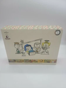 PUNZE 7-TEILIG ERDNÜSSE KRIPPENSAMMLUNG CHARLIE BROWN SNOOPY BRANDNEU IN BOX - Bild 1 von 6