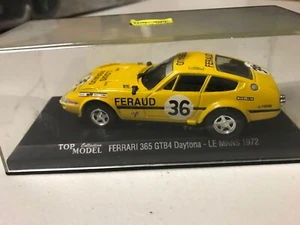 Top TMC 008 1/43 Ferrari 365 GTB/4 Daytona 1972 Le Mans #36 Feraud - Picture 1 of 4