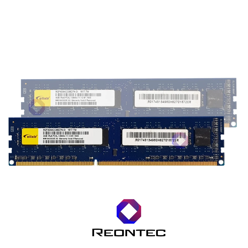 4GB RAM PC Elixir PC3L - 12800 DDR3L M2F4G64CC88D7N-DI 1Rx8 - Immagine 1 di 1