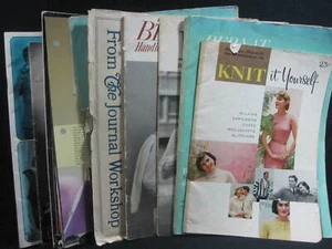 Lotto libretti vintage modello maglia - Bernat/American Thread/Hilde/Jack Frost - Foto 1 di 5