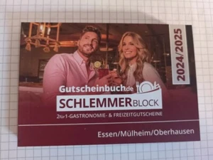 Schlemmerblock Gutscheinbuch Essen/Mülheim/Oberhausen 2024/2025 - Bild 1 von 2
