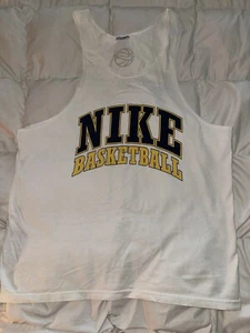 Camiseta sin mangas vintage Nike para hombre talla XL blanca - Imagen 1 de 3