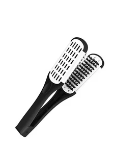 Double sided hair straightening brush for silk press Double Sided Bristle brush - Picture 1 of 4