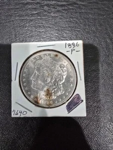 1886-P Morgan Silver Dollar - Uncirculated - Philadelphia Mint - Picture 1 of 2
