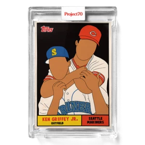 Topps Project70® Card 799 - Ken Griffey Jr. and Sr. by Fucci Project 70 1961 - Picture 1 of 2