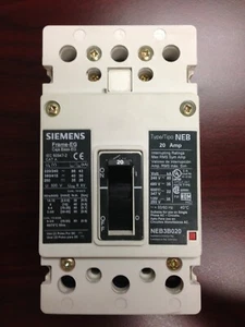 NEB3B020B NEB3B020 NEB 3 polos 20 amperios 480 voltios atornillable NUEVO DE PANEL ITE Siemens - Imagen 1 de 7