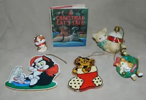 5 diversi addobbi natalizi per gatti e un mini libro "Racconto di un gatto di Natale" - Foto 1 di 18
