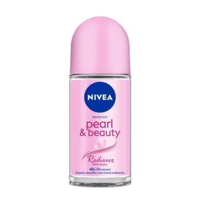 NIVEA Women Deodorant Roll on, Pearl & Beauty Eventoned Smooth Underarm 50ml- - Image 1 of 4